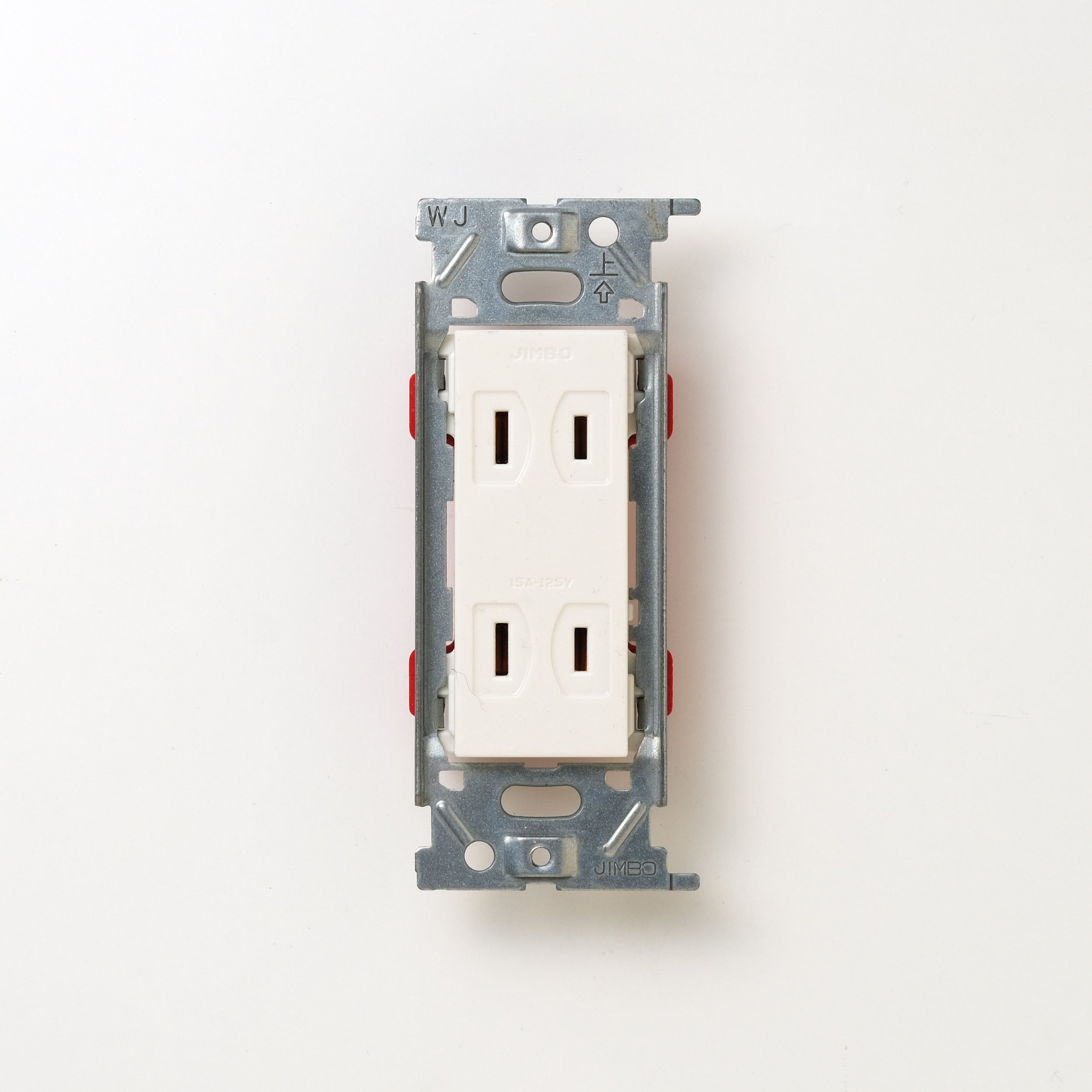 NKシリーズ 埋込ダブルコンセント ホワイト JEC-BN-55 PW – metalist