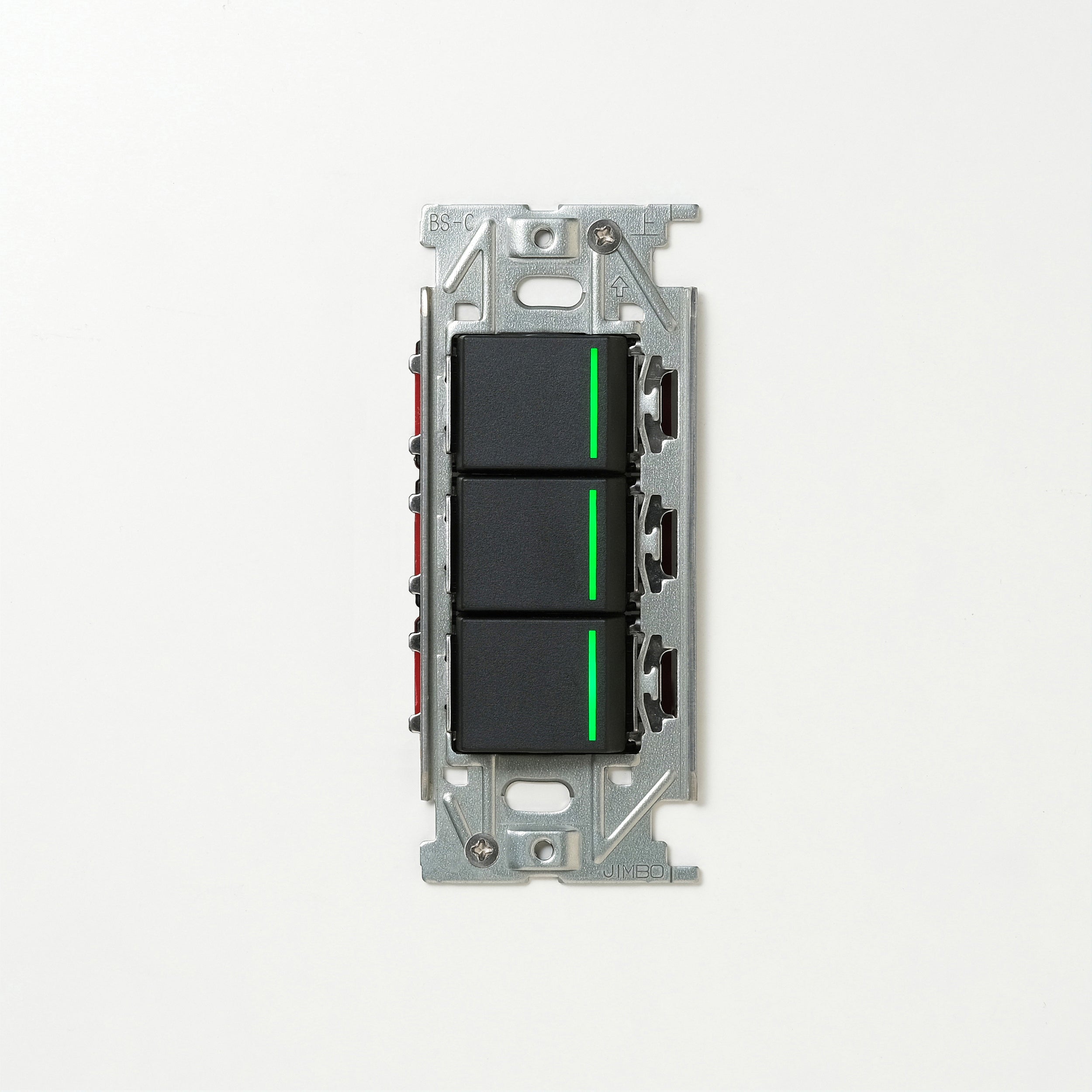 神保電器 ３路ガイドランプスイッチトリプル[ブラック]NKW03009SB NKW02012SB (神保電器)｜NKシリーズ 配線器具｜配線器具｜電材堂公式