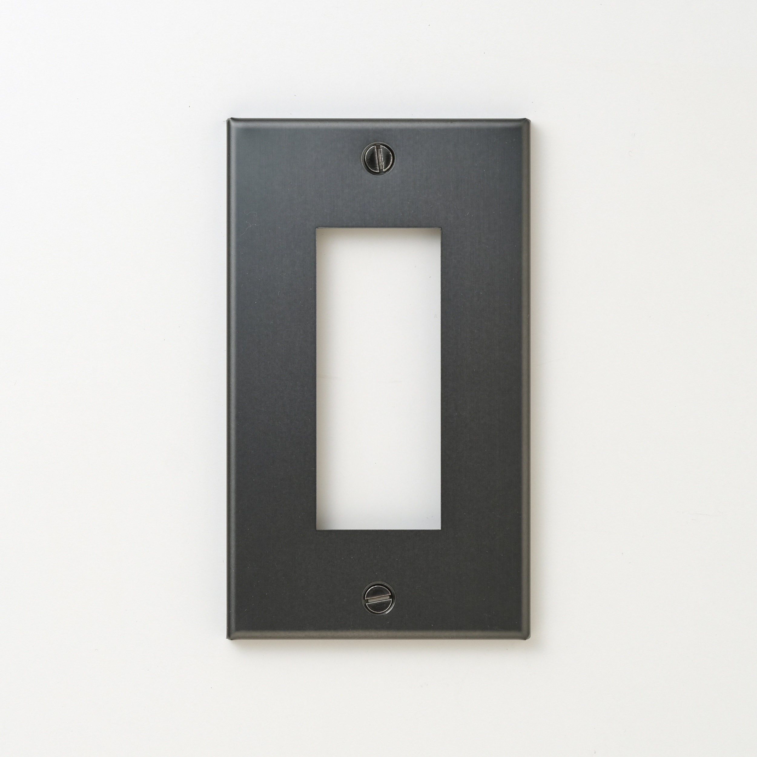 コンセンティック マットブラック プレート1連3口用