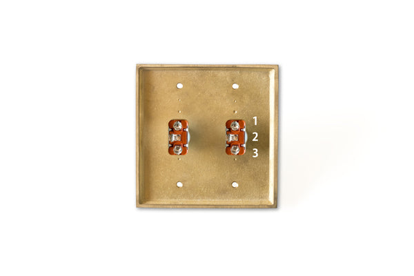 フタガミ スイッチ 真鍮 2連2+2トグル