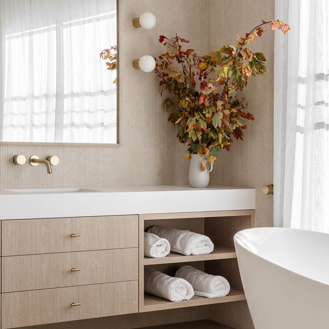 ミラニ・壁付2穴 混合水栓用ダイヤルハンドル 真鍮