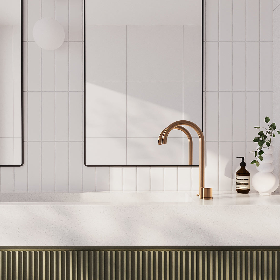 グースネックホブスイベルスパウト 銅