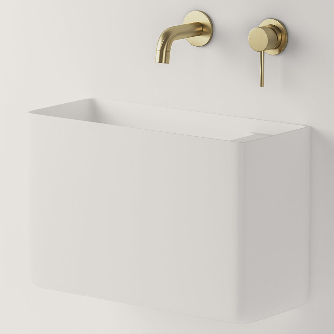 ミニ壁掛けスパウト 真鍮