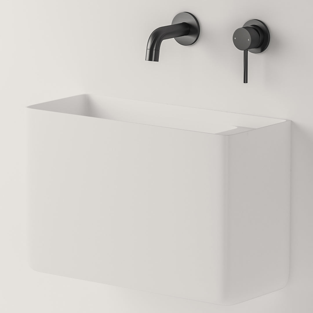 ミニ壁掛けスパウト ガンメタル