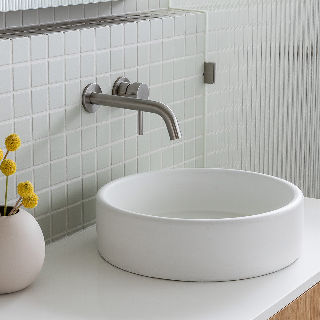 壁付混合水栓口(混合水栓用ハンドル別売)ニッケル