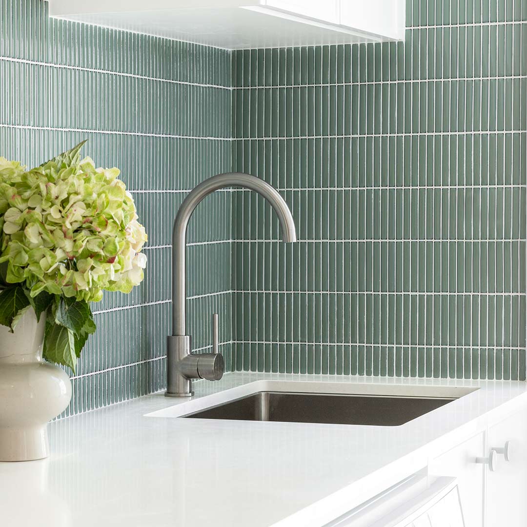 エリシアン・台付1穴 キッチン用混合水栓 ニッケル