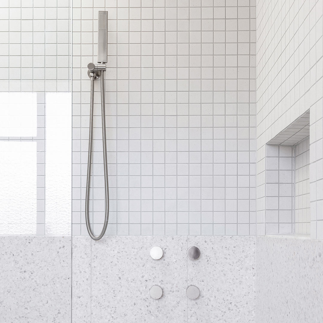 ミラニ・壁付2穴 混合水栓用ダイヤルハンドル ニッケル