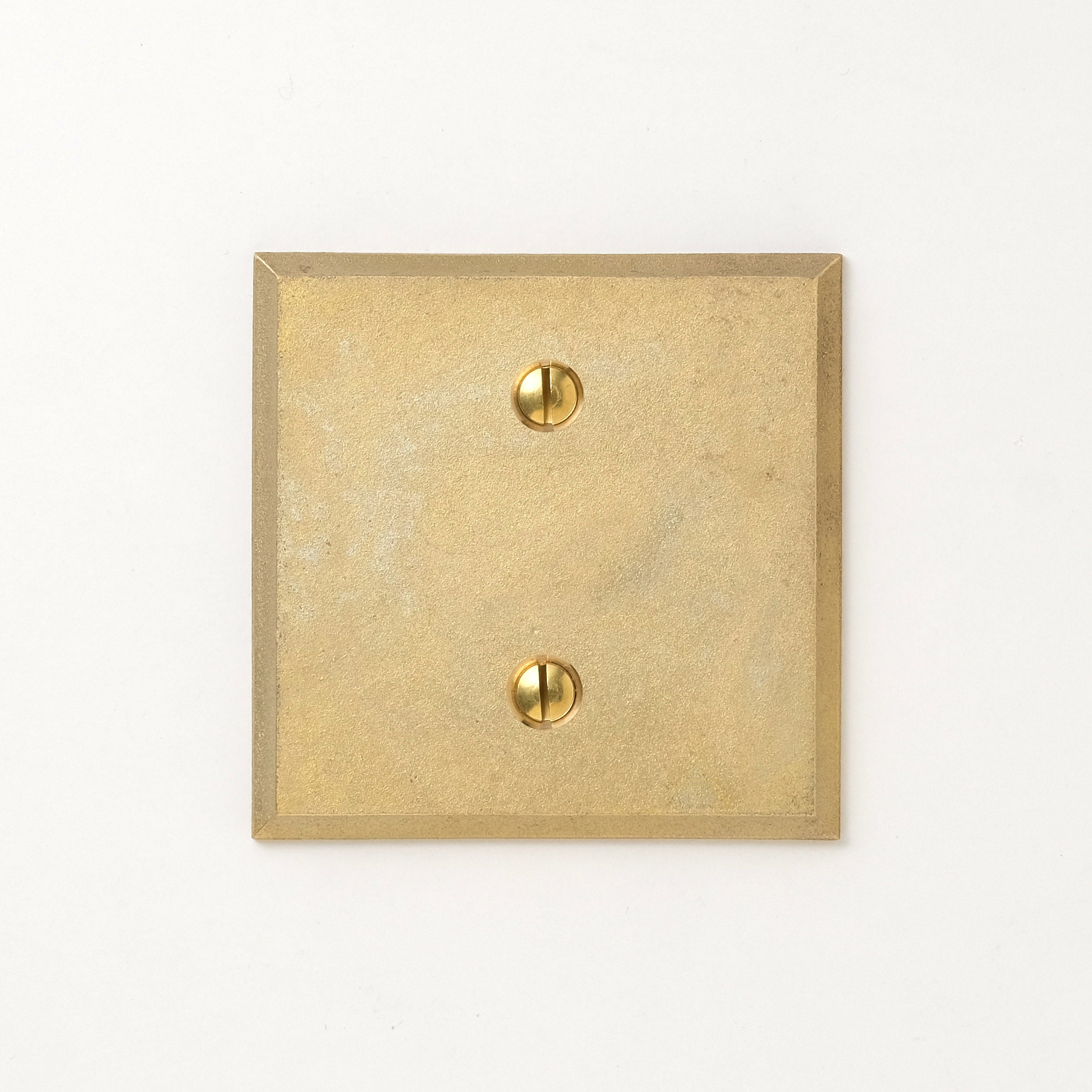 フタガミ プレート 真鍮 半連ブランク用 四角