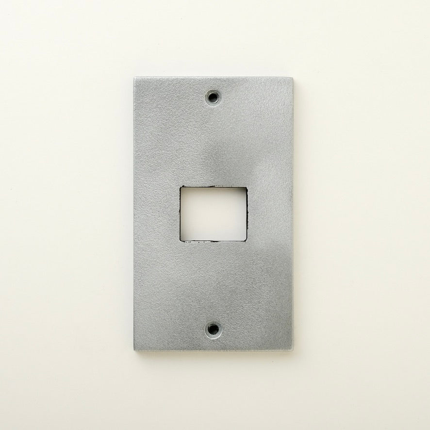 METAL PLATE 鋳肌 錫 1連1口