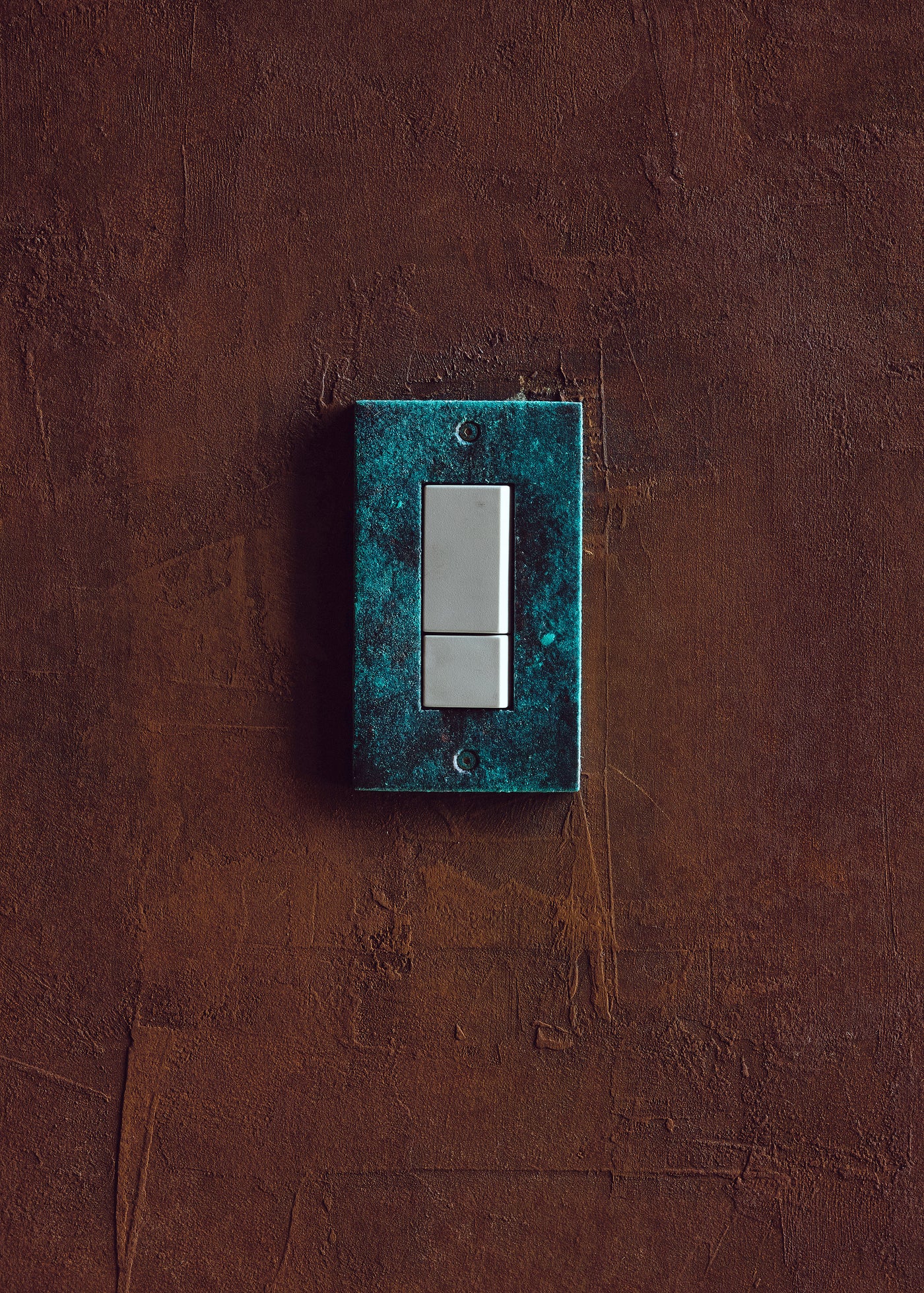 METAL PLATE 鋳肌 真鍮 1連1口