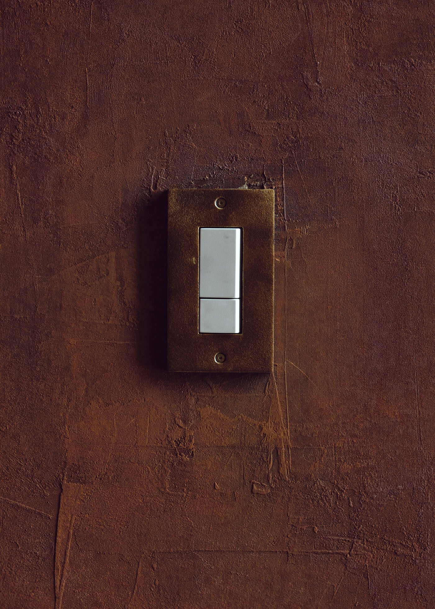 METAL PLATE 鋳肌 真鍮 1連1口