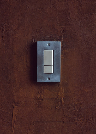 METAL PLATE 鋳肌 真鍮 1連1口