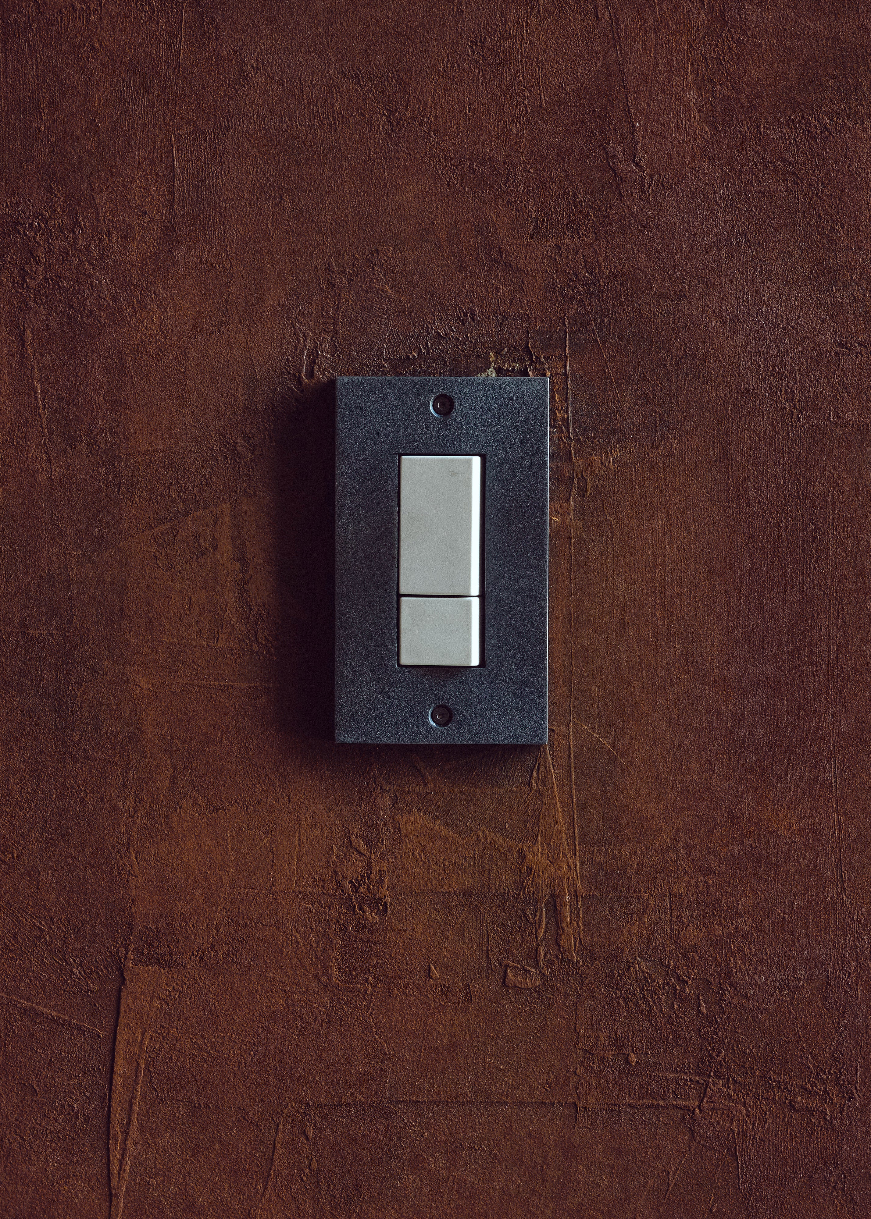 METAL PLATE 鋳肌 丹銅 1連2口