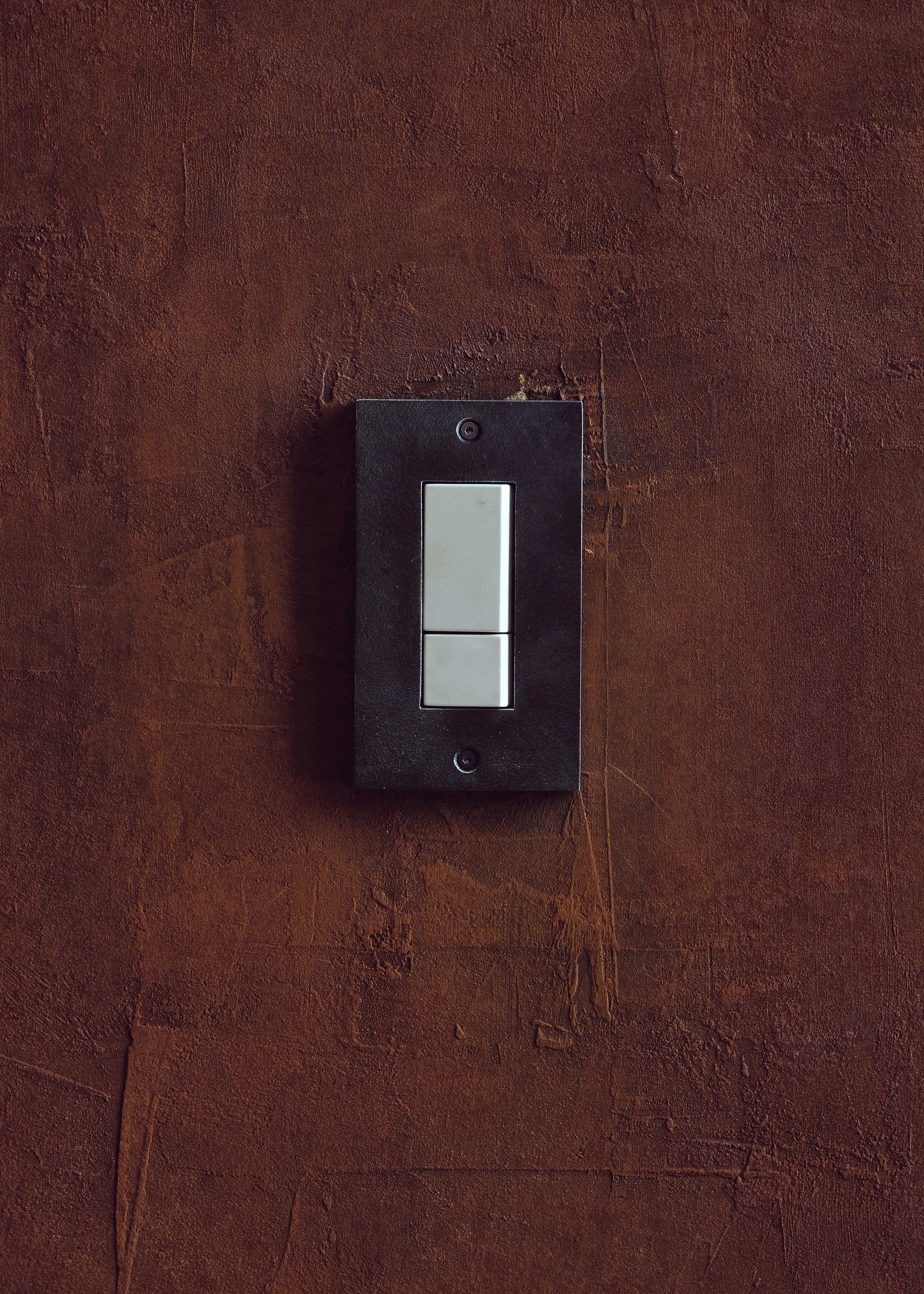 METAL PLATE 鋳肌 丹銅 1連2口