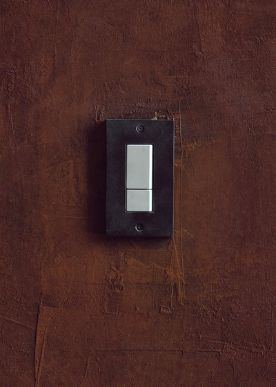 METAL PLATE 鋳肌 真鍮 1連1口