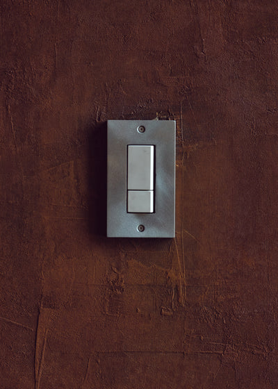 METAL PLATE 鋳肌 真鍮 1連1口