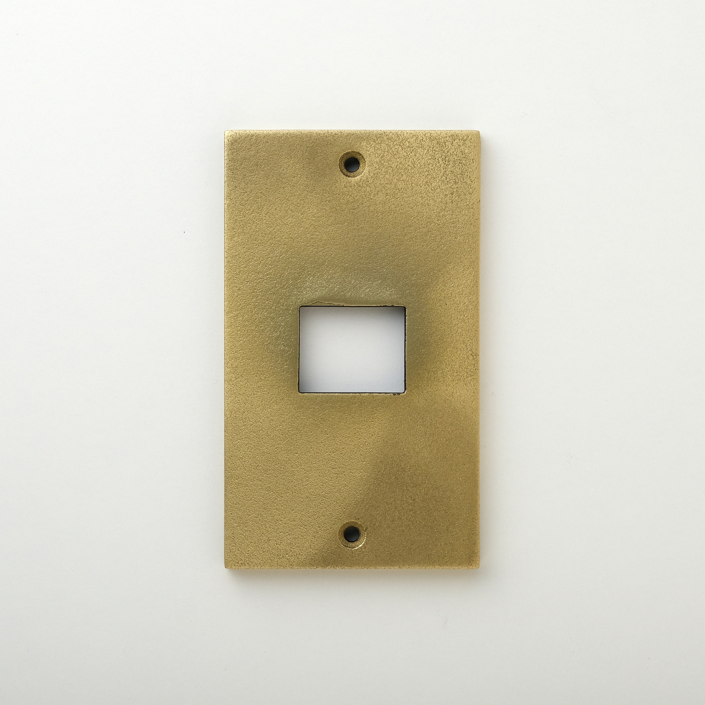 METAL PLATE 鋳肌 真鍮 1連1口