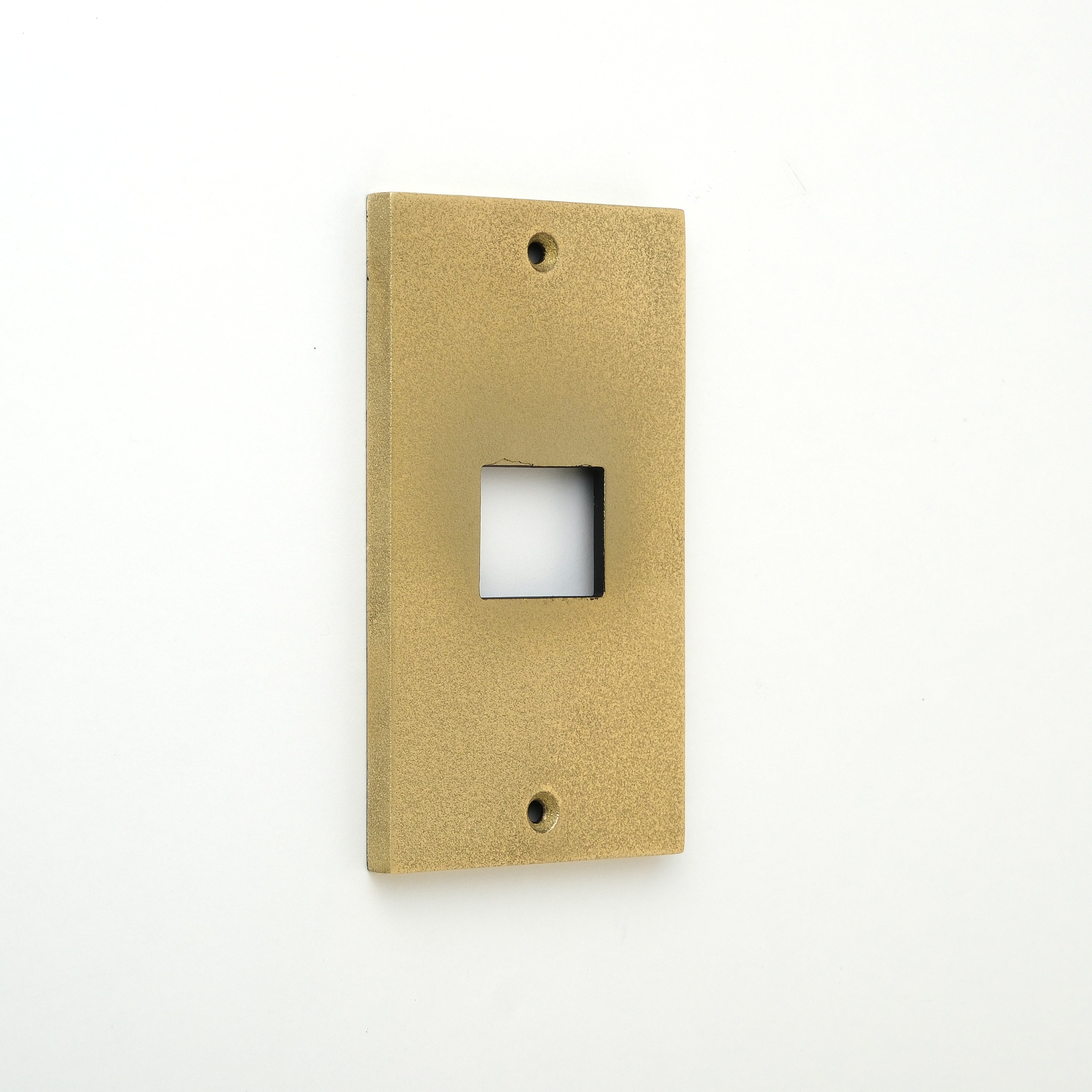 METAL PLATE 鋳肌 真鍮 1連1口