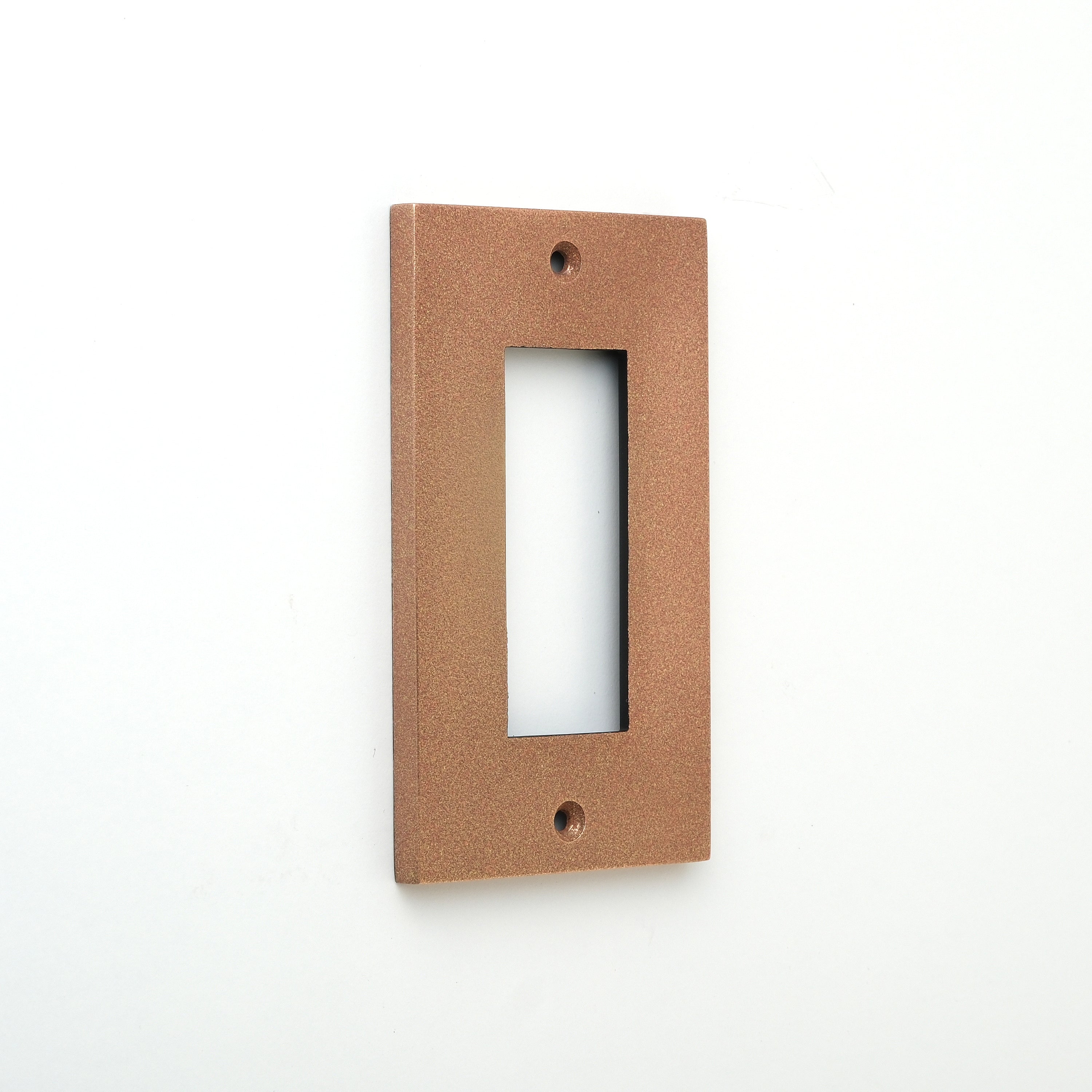 METAL PLATE 鋳肌 銅 1連3口