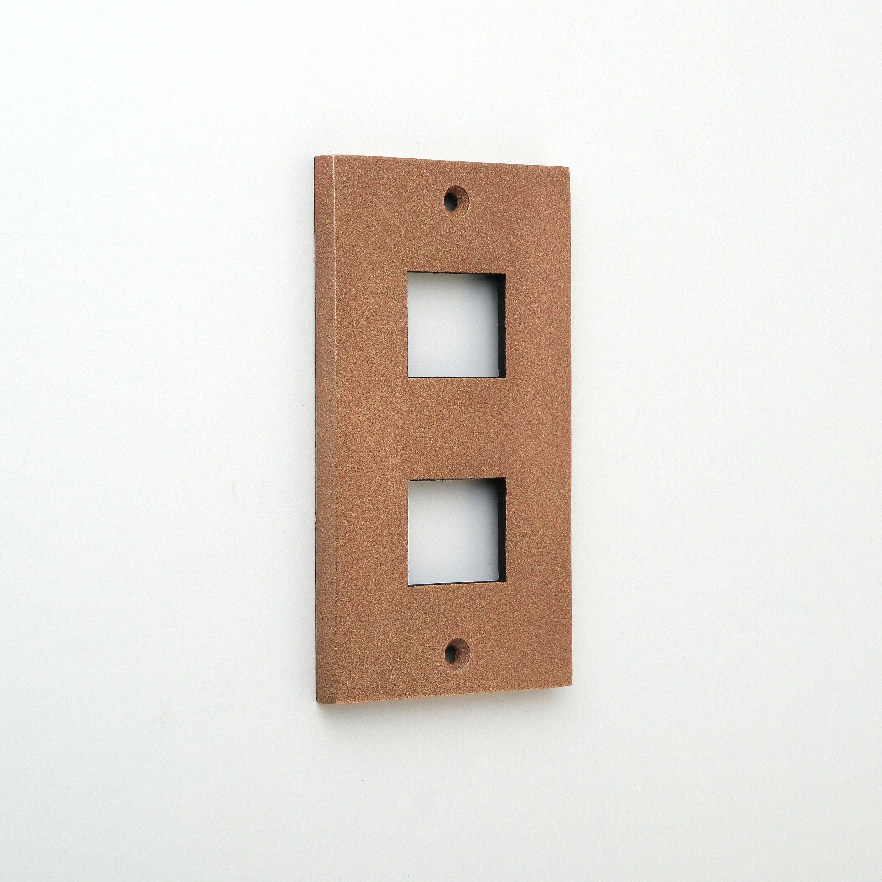 METAL PLATE 鋳肌 銅 1連2口