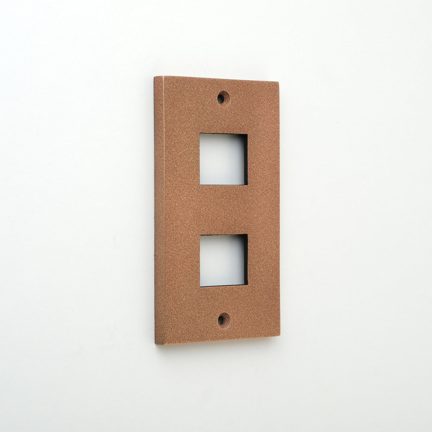 METAL PLATE 鋳肌 銅 1連2口