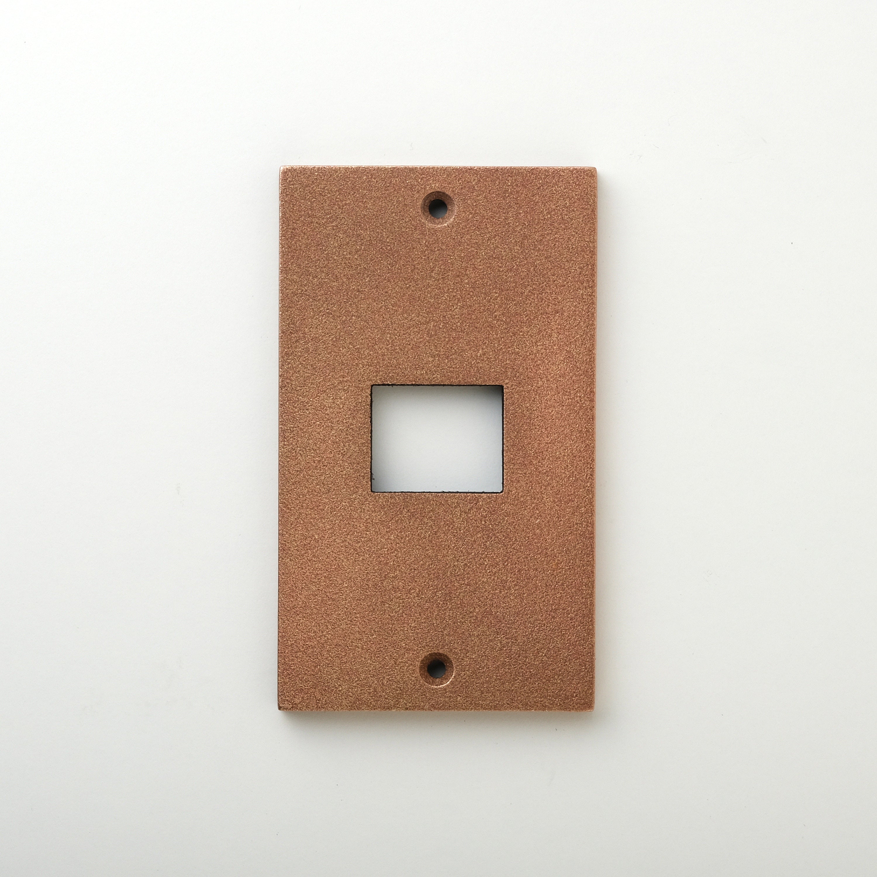 METAL PLATE 鋳肌 銅 1連1口