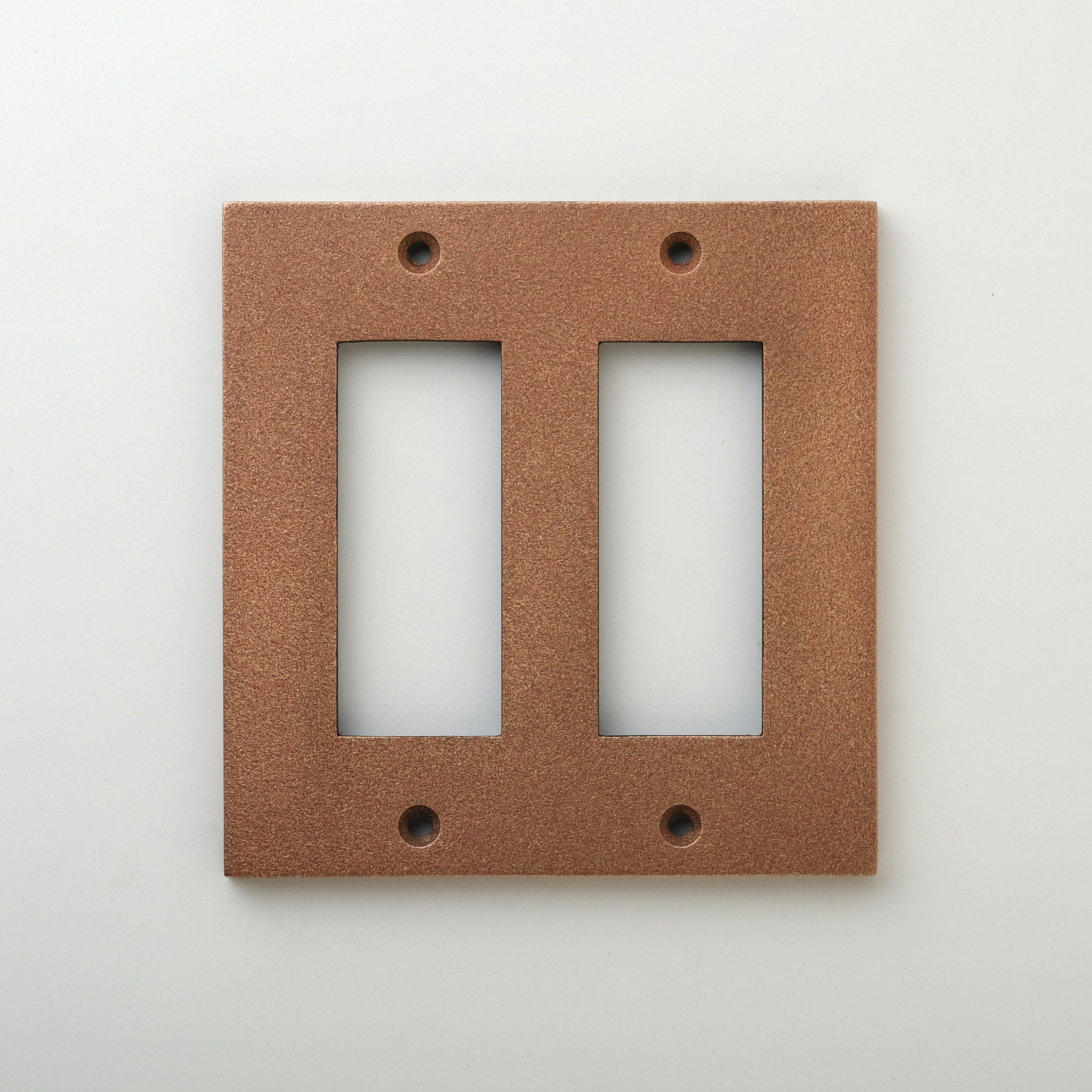 METAL PLATE 鋳肌 銅 2連3口＋3口