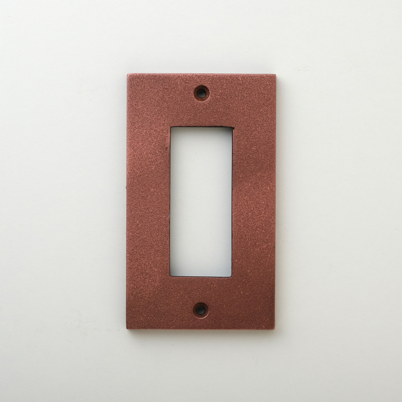 METAL PLATE 鋳肌 丹銅 1連3口