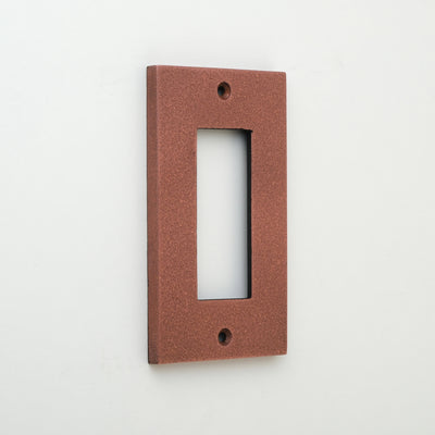 METAL PLATE 鋳肌 丹銅 1連3口