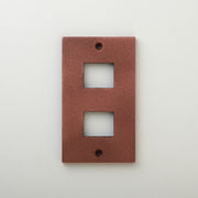 METAL PLATE 鋳肌 銅 1連2口