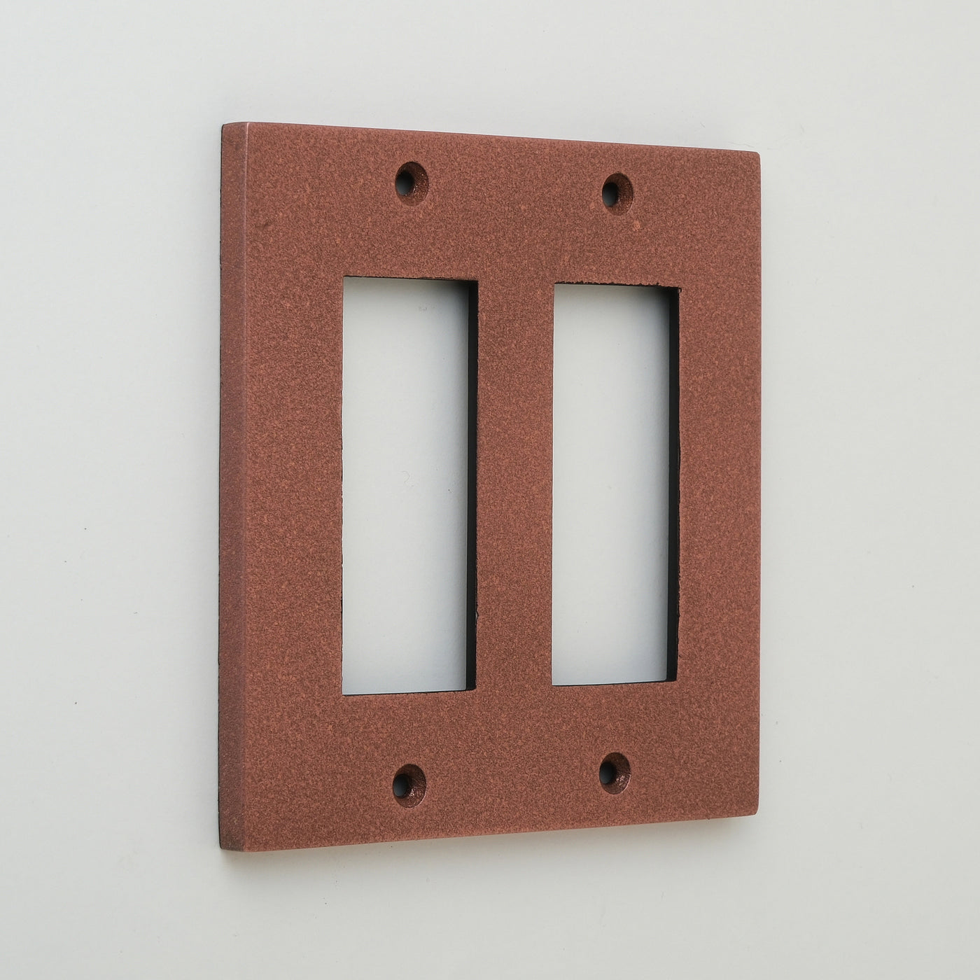 METAL PLATE 鋳肌 丹銅 2連3口＋3口