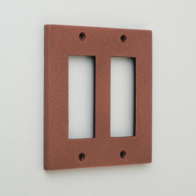 METAL PLATE 鋳肌 丹銅 2連3口＋3口