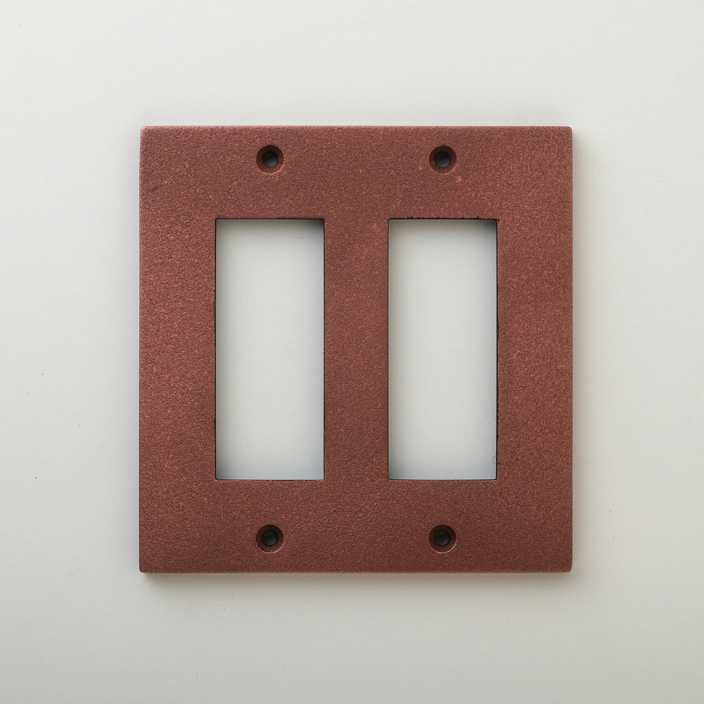 METAL PLATE 鋳肌 丹銅 2連3口＋3口