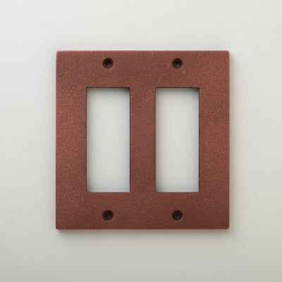 METAL PLATE 鋳肌 丹銅 2連3口＋3口