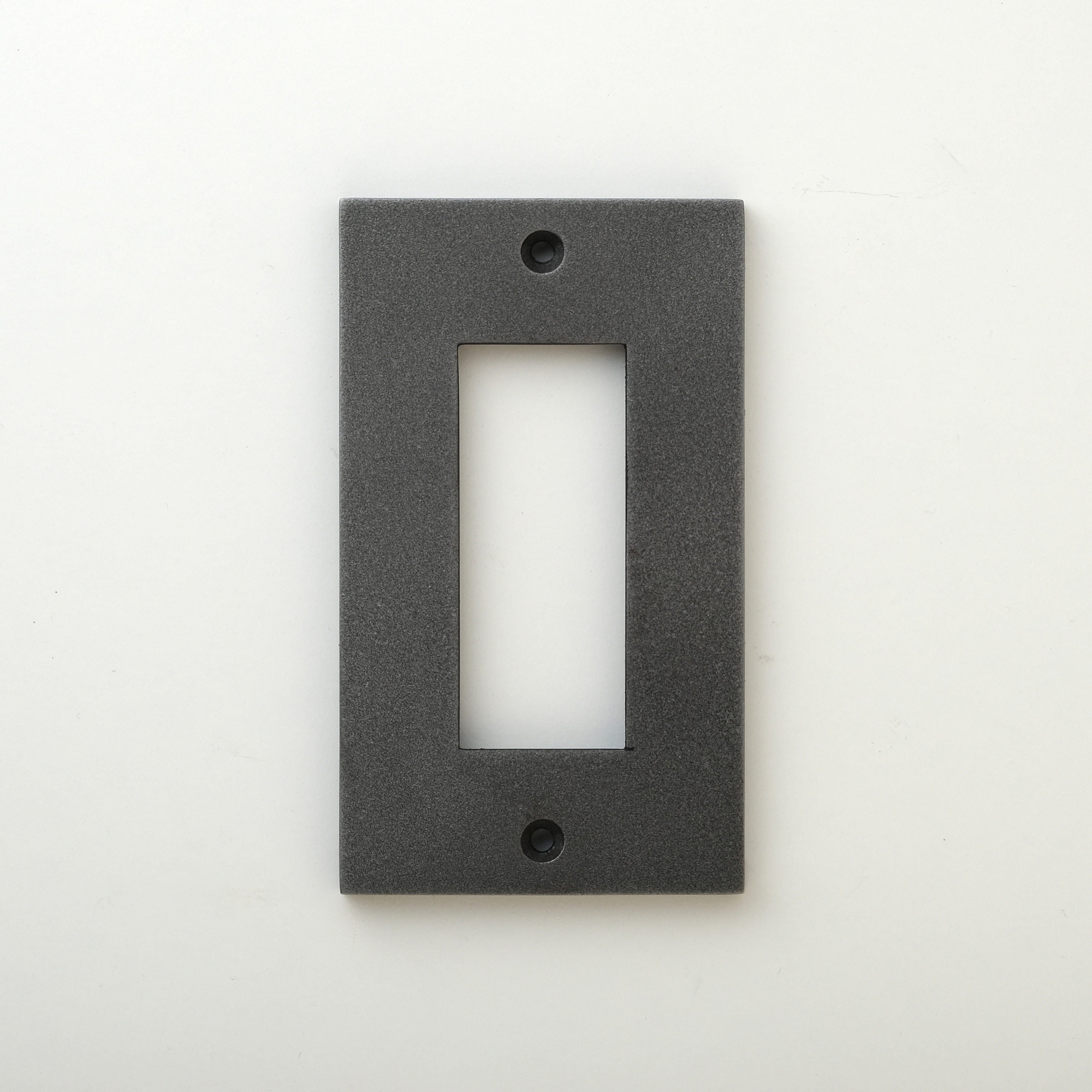 METAL PLATE 鋳肌 鉄 1連3口