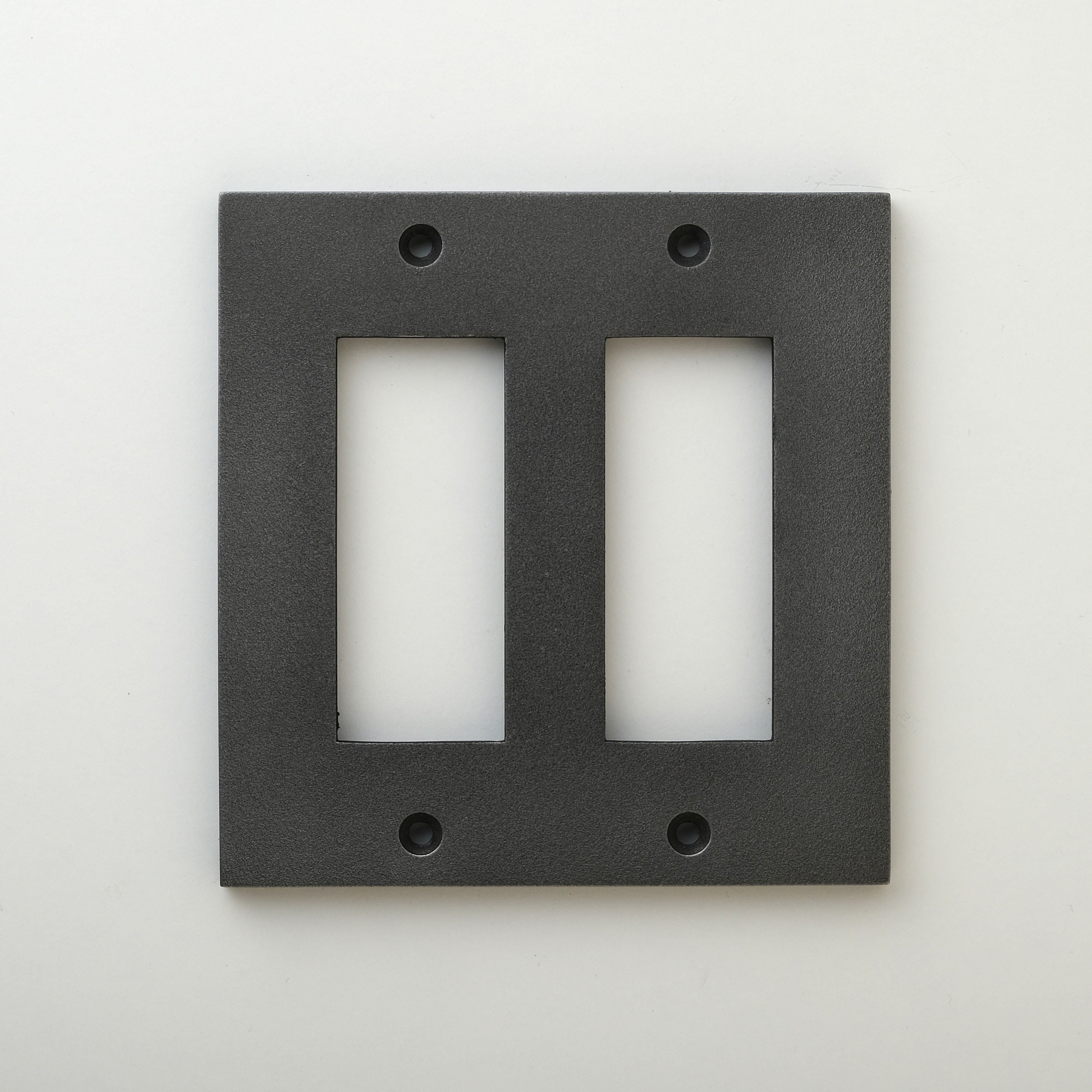 METAL PLATE 鋳肌 鉄 2連3口＋3口