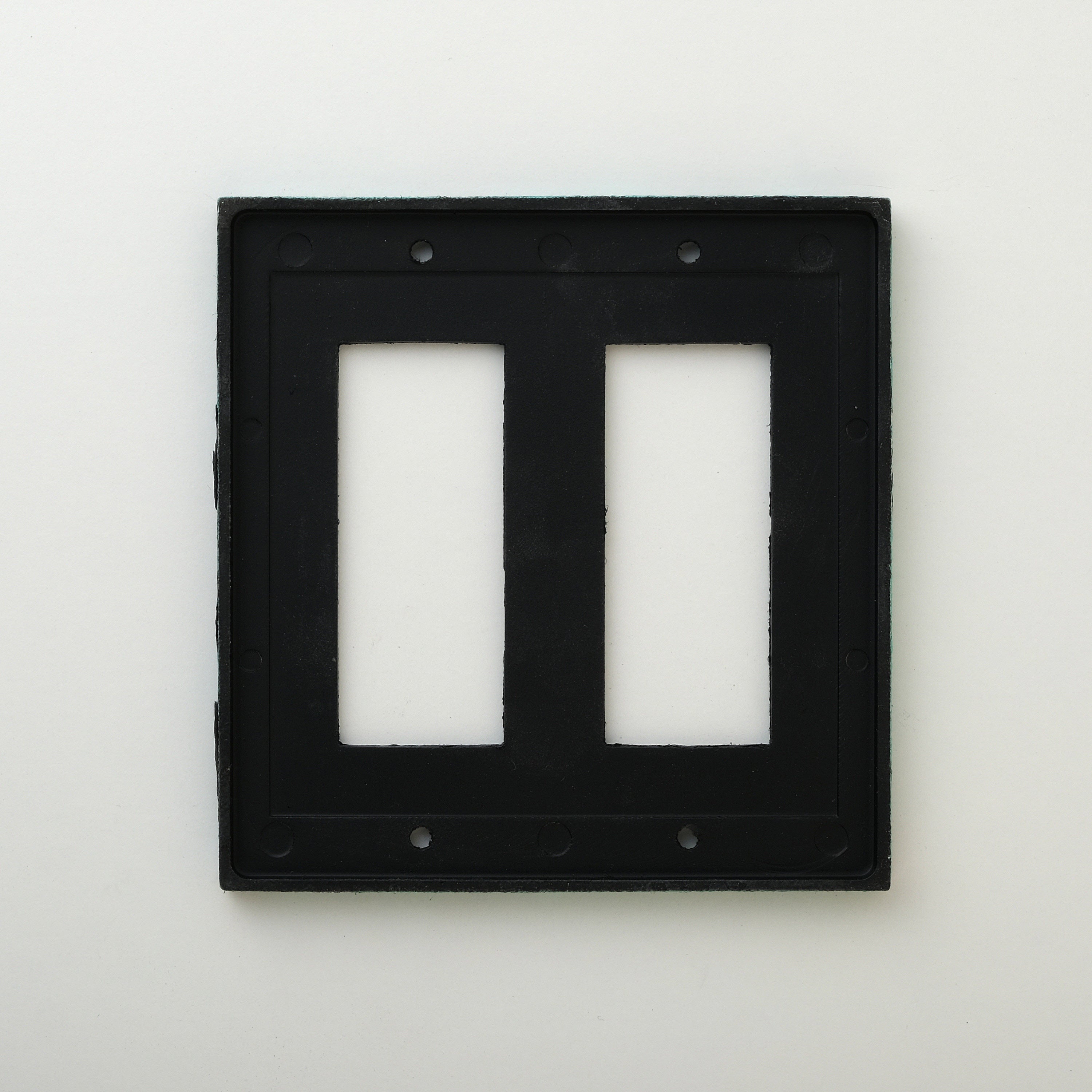 METAL PLATE 鋳肌 鉄 2連3口＋3口