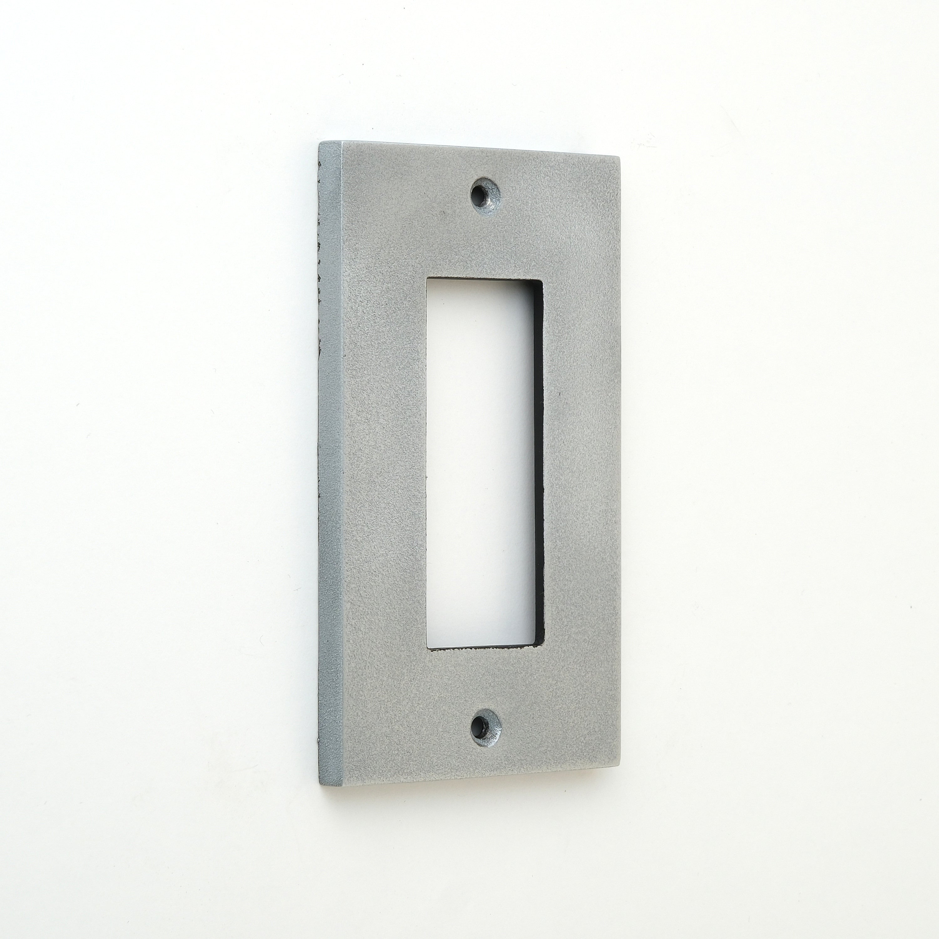 METAL PLATE 鋳肌 亜鉛 1連3口