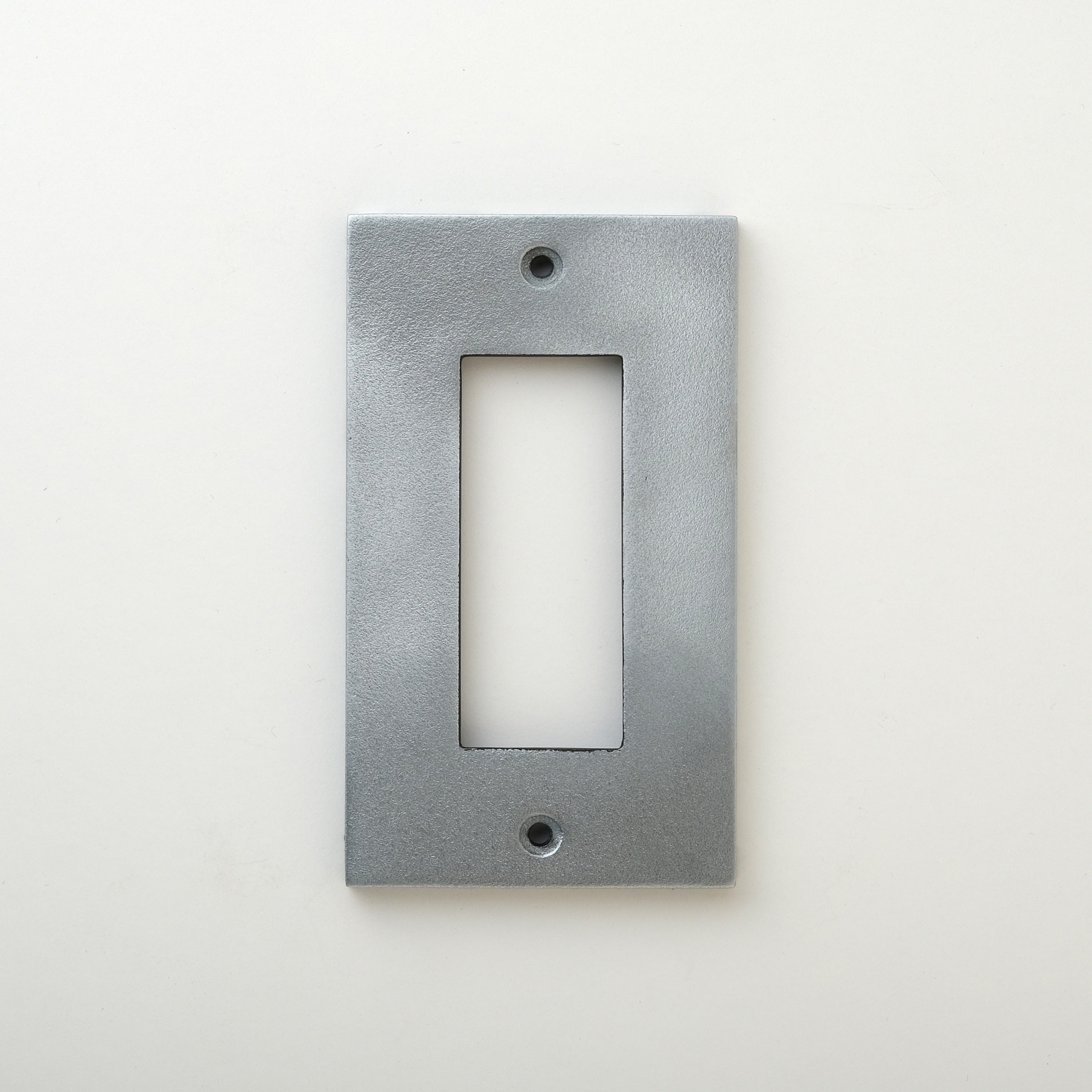 METAL PLATE 鋳肌 亜鉛 1連3口