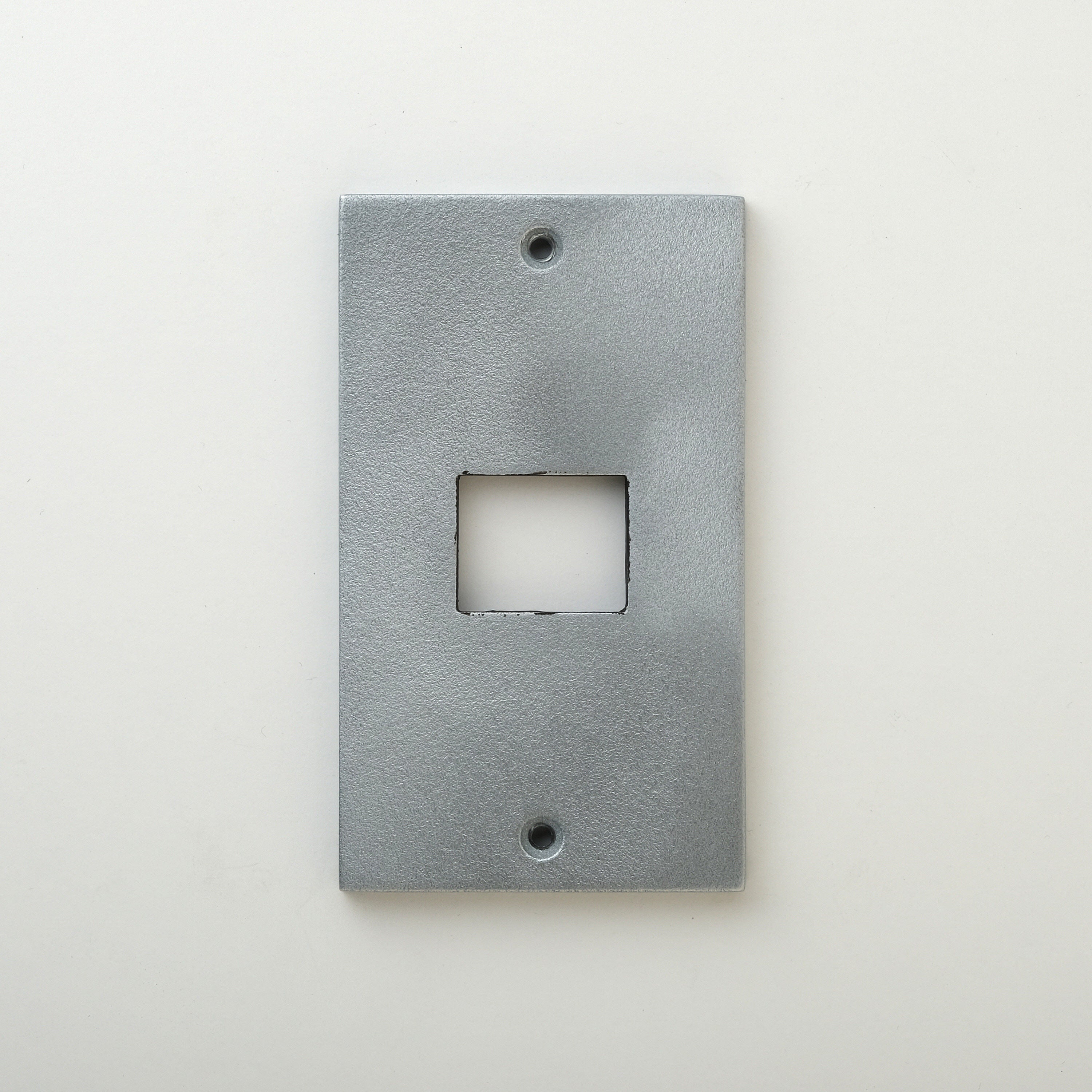 METAL PLATE 鋳肌 亜鉛 1連1口