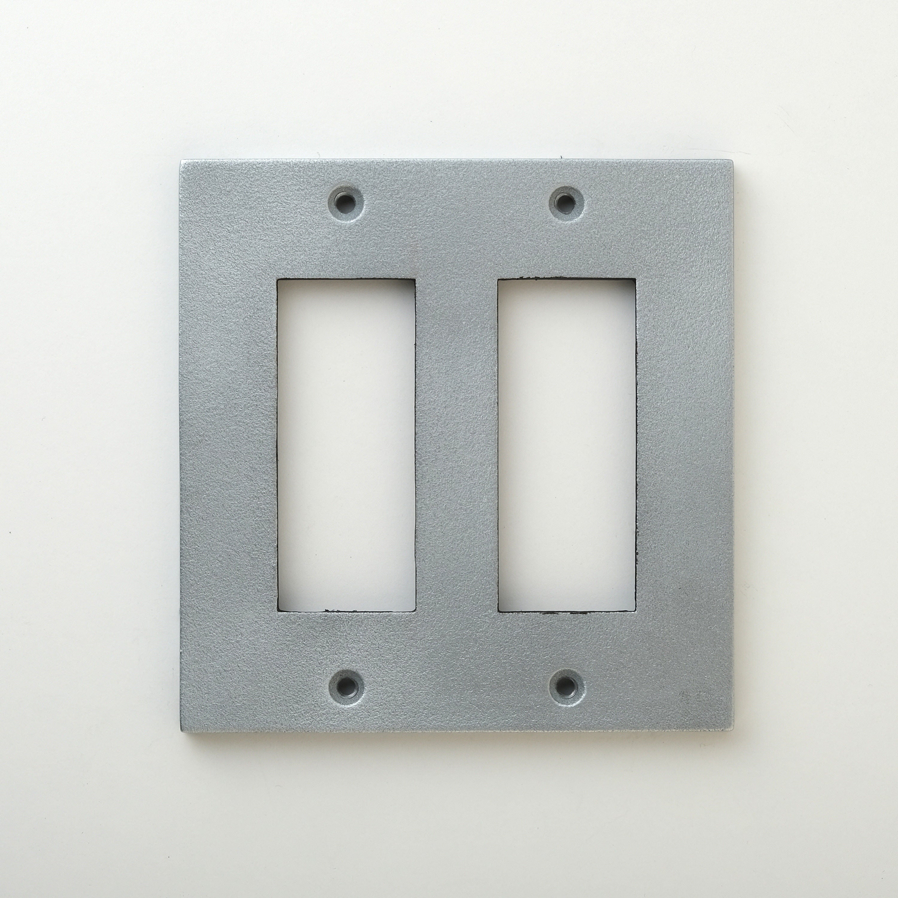 METAL PLATE 鋳肌 亜鉛 2連3口＋3口