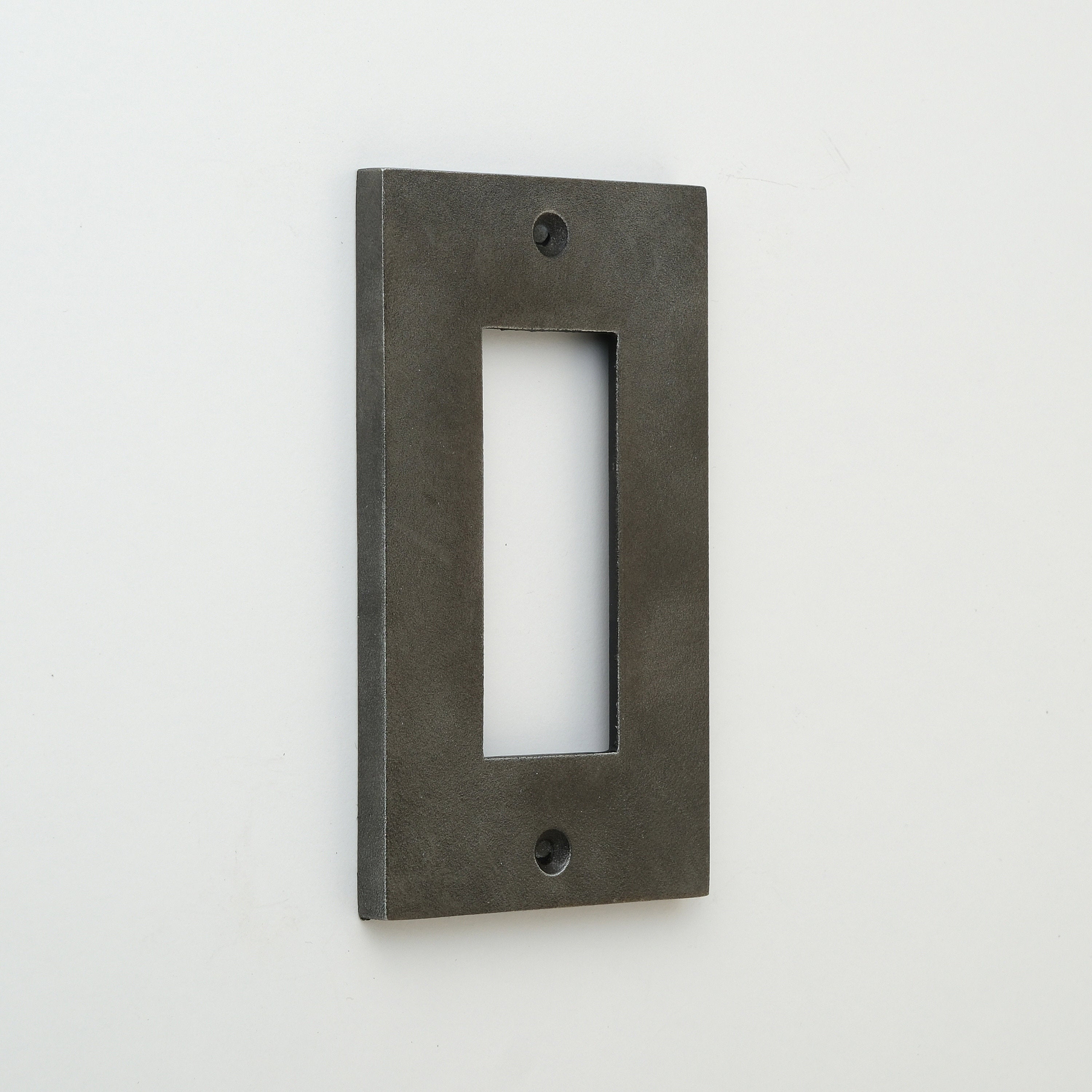 METAL PLATE 鋳肌 鉄 1連3口