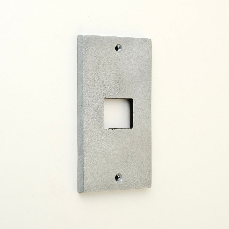 METAL PLATE 鋳肌 錫 1連1口