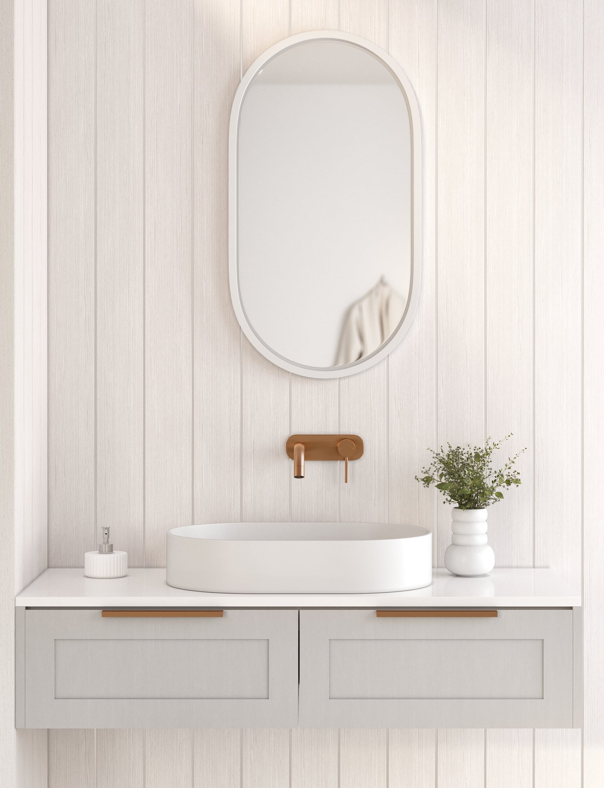 エリシアン・壁付混合水栓　壁付１穴レバーハンドル一体型