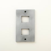 METAL PLATE 鋳肌 錫 1連2口