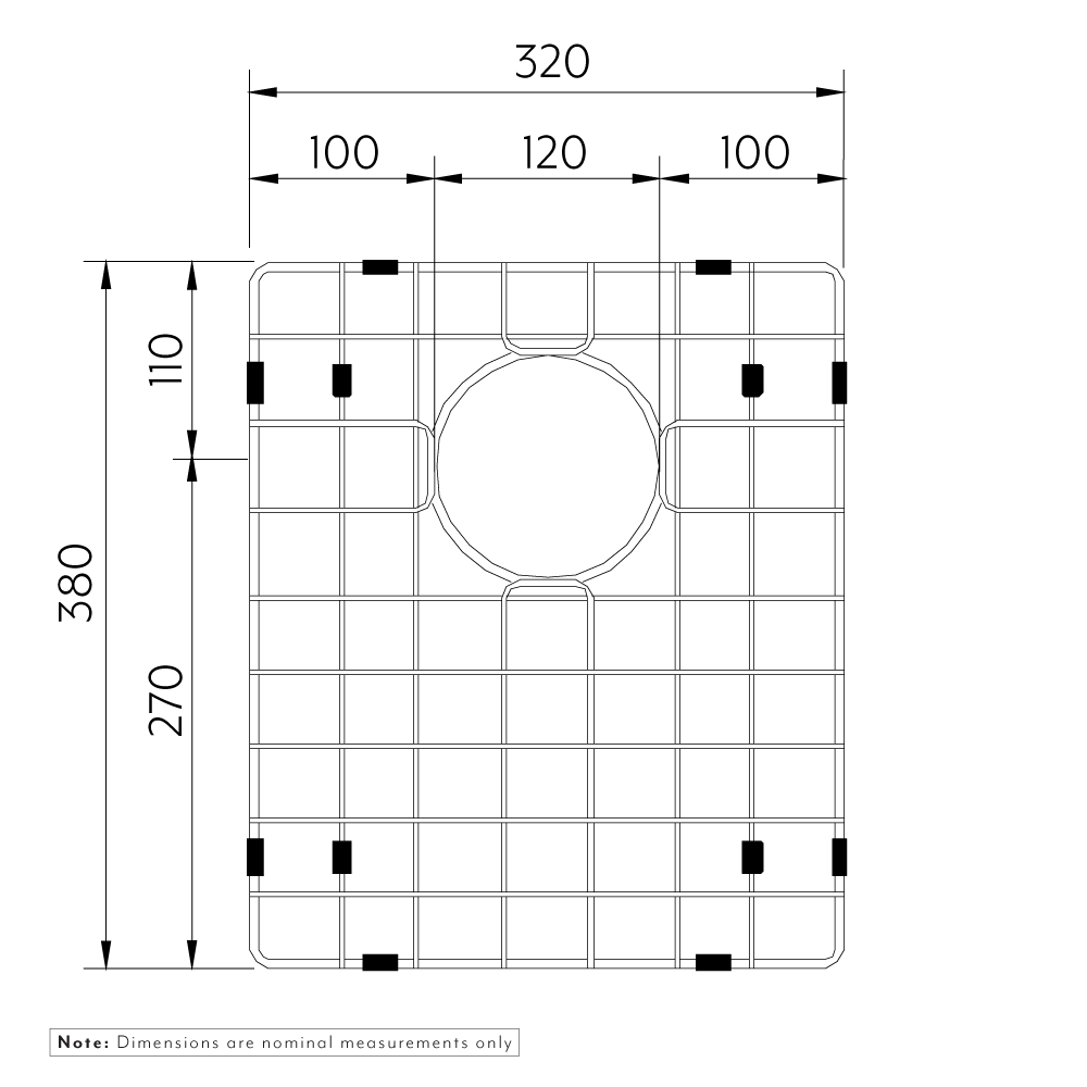 オーヘル・シンクプロテクター ステンレススチール