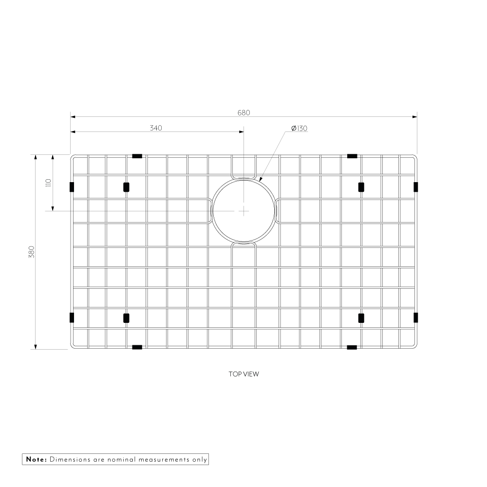 バリ・シンクプロテクター ガンメタル