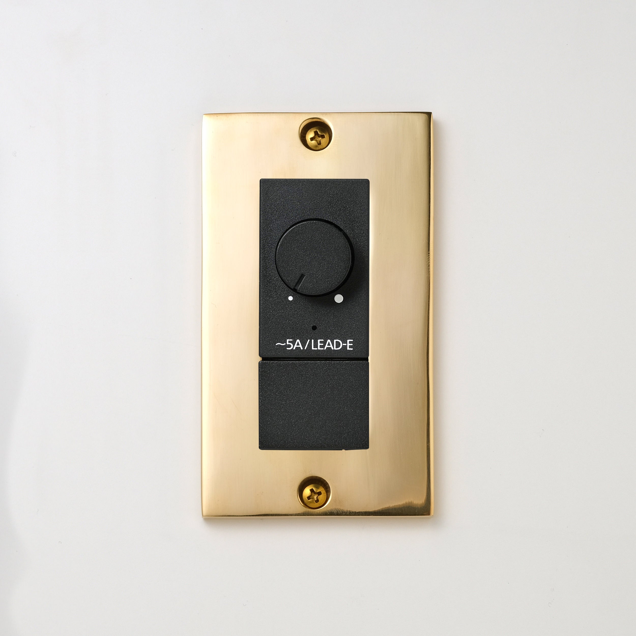 真鍮砂型鋳造（磨き）プレート <br>+ NK 正位相制御方式ライトコントロール＋ブランクチップ付　 ブラック