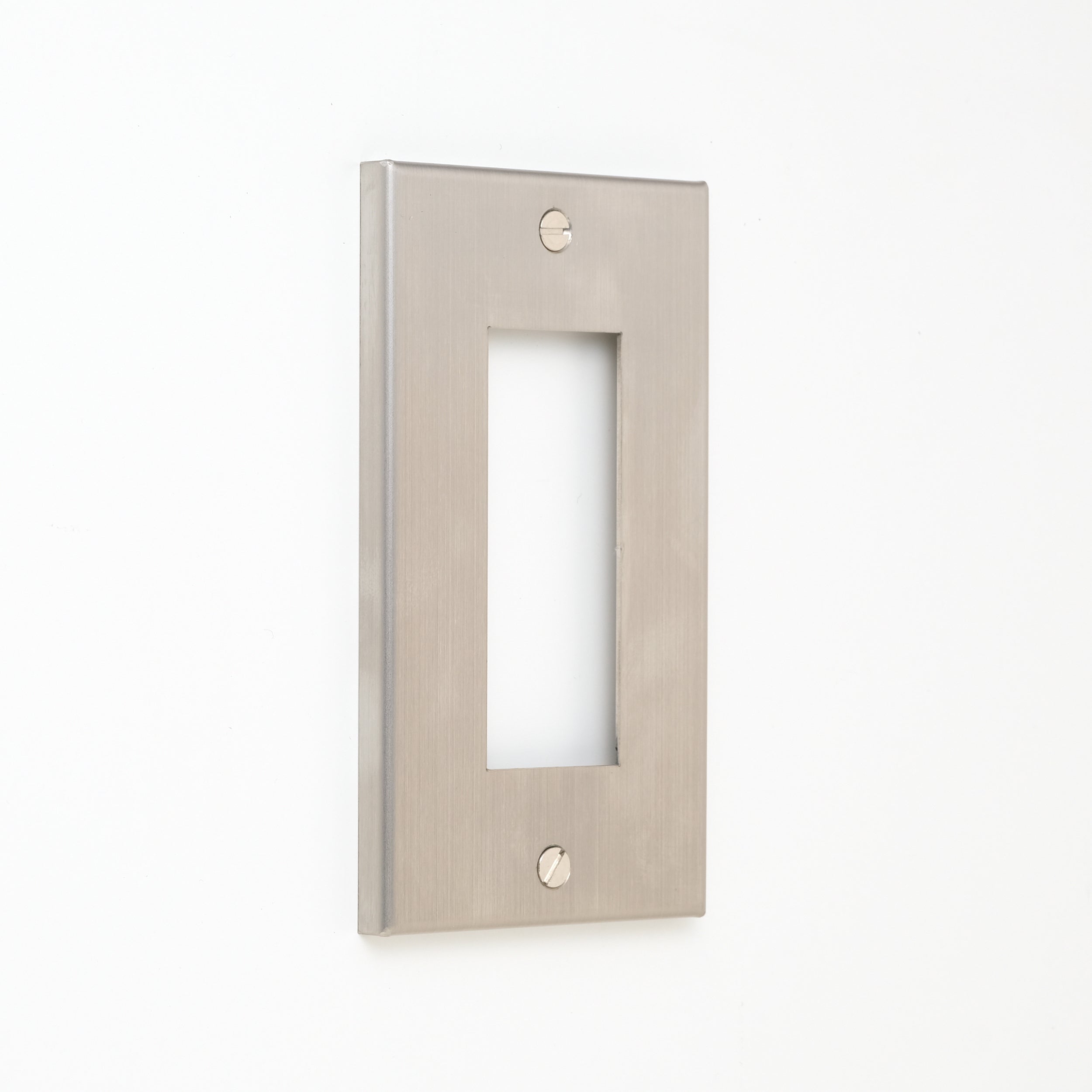 コンセンティック ステンレス素地 プレート１連３口用 