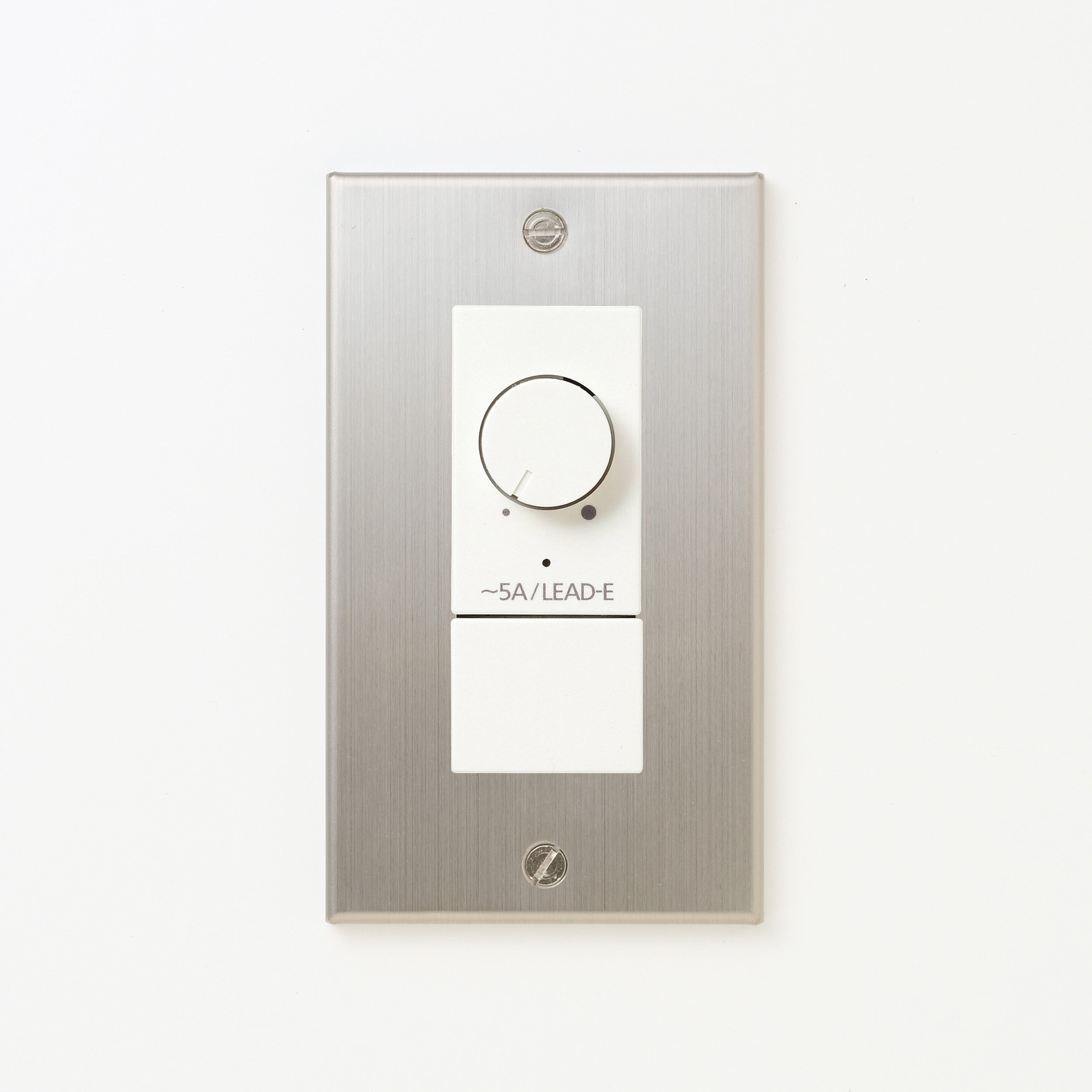 ステンレス（ヘアライン） プレート <br>+ NK 正位相制御方式ライトコントロール＋ブランクチップ付　 ホワイト